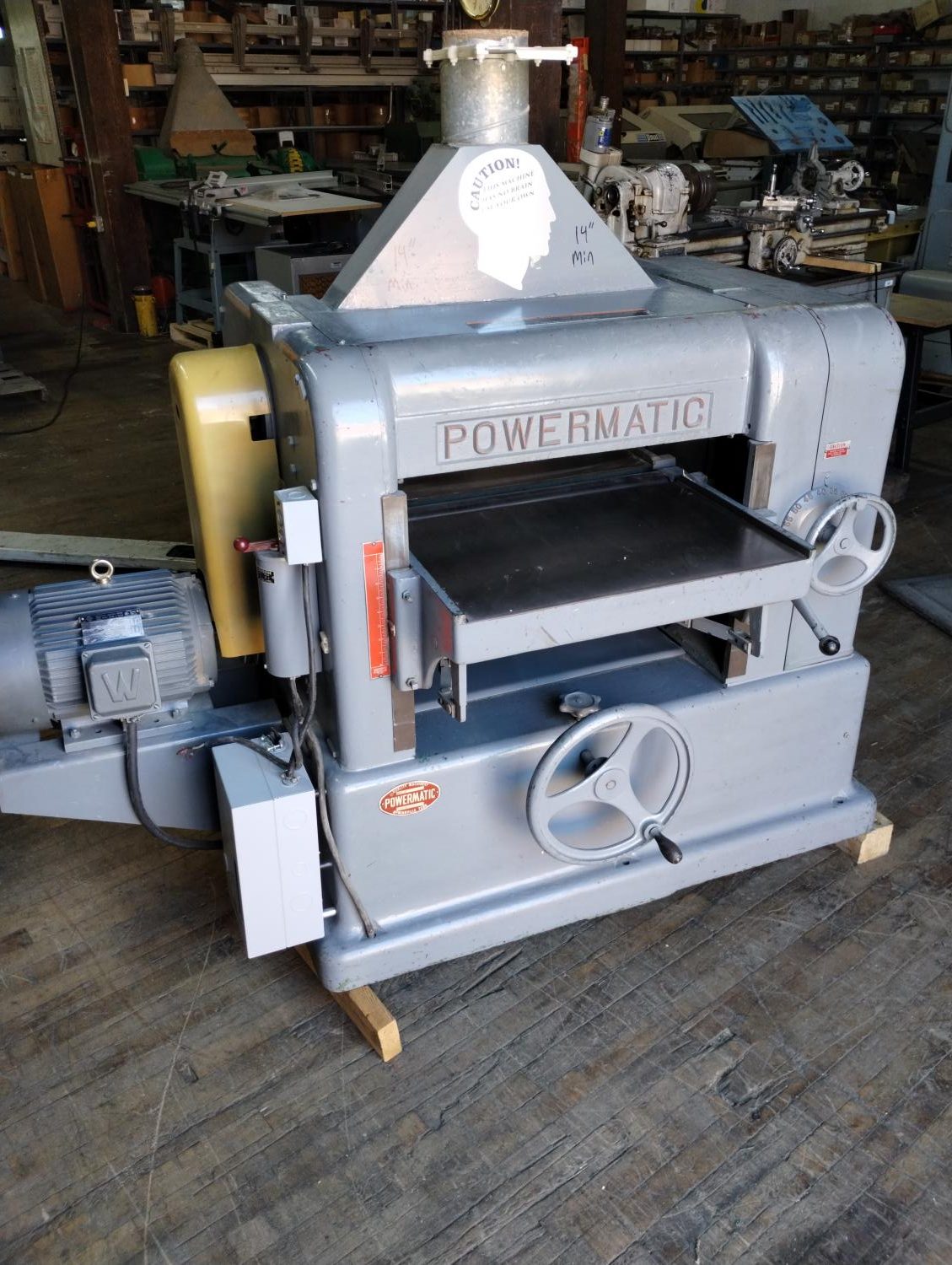 Powermatic 24 Inch Planer With Spiral Head Image