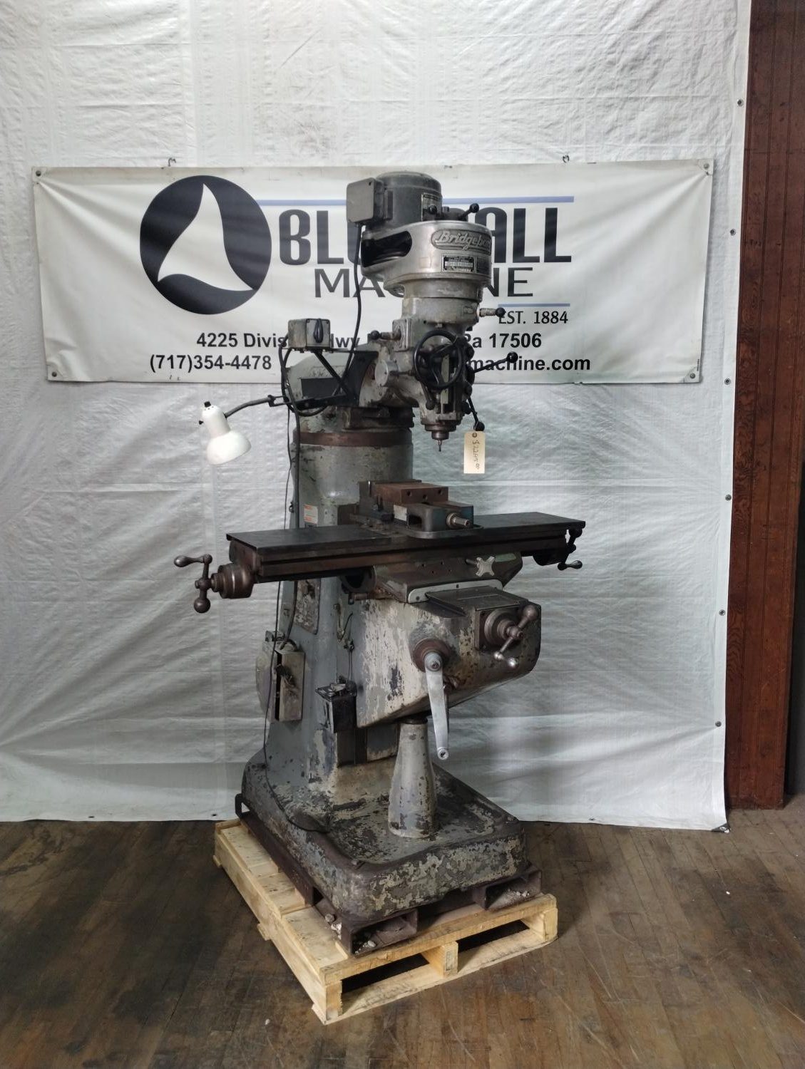 Bridgeport 9x36 Vertical Milling Machine Image